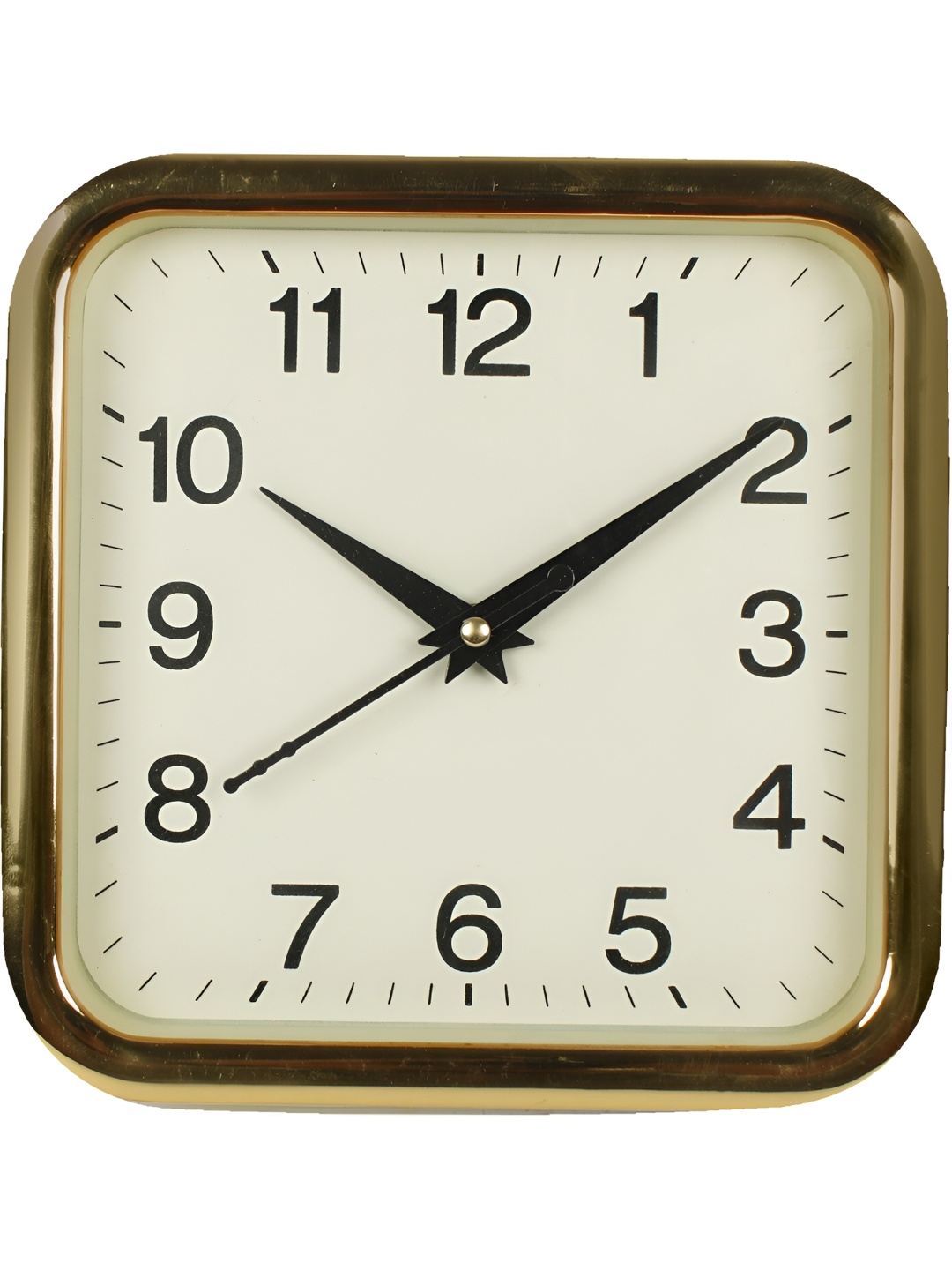 

Sigaram Gold-Toned Square Regular Wall Clock