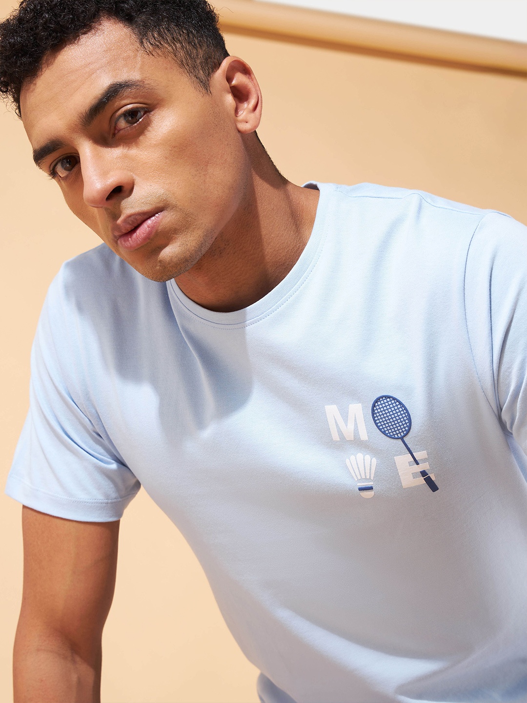 

CULT Move Print Court Side T-shirt, Blue