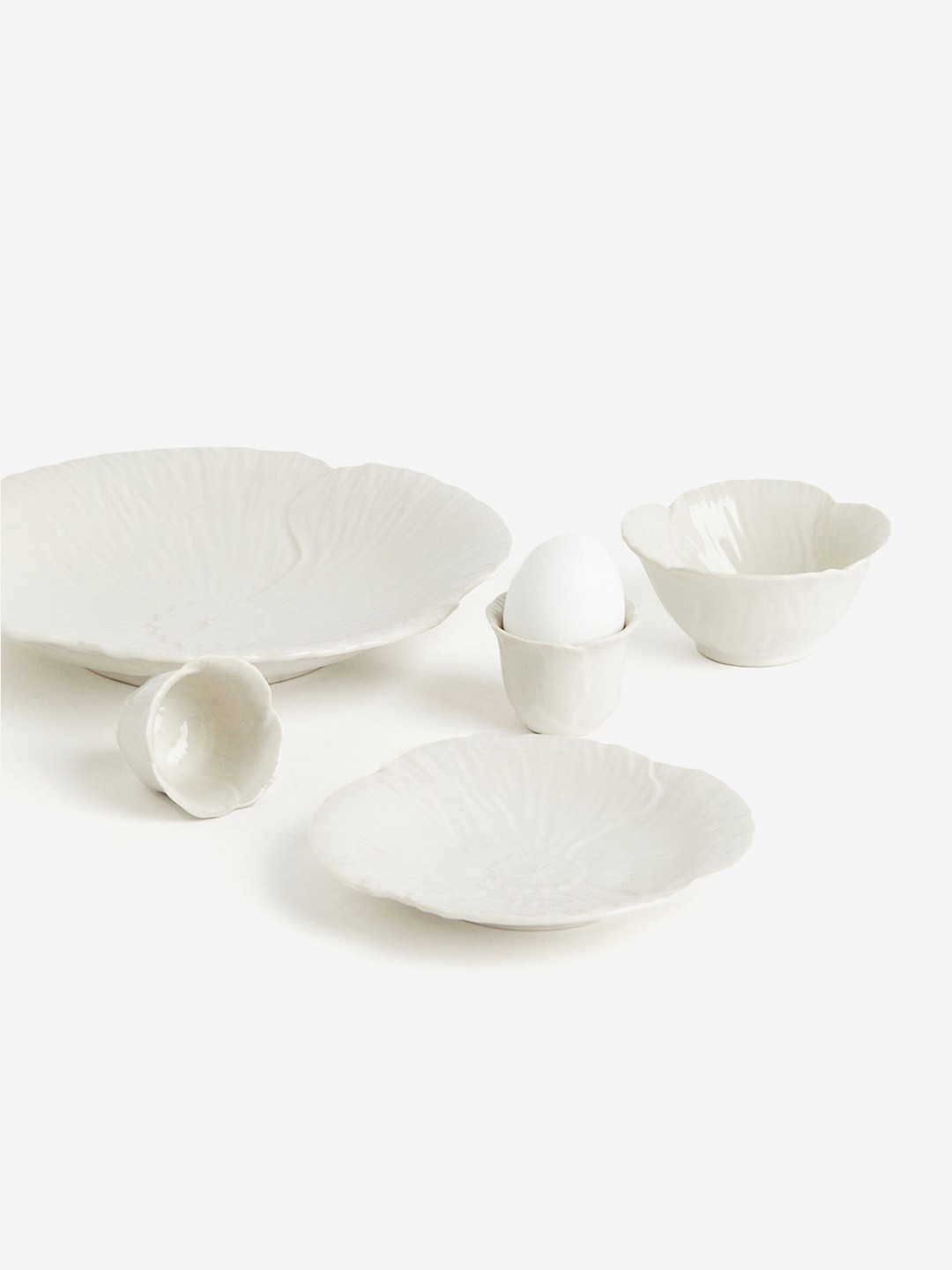 

H&M White 2-Pack Stoneware Egg Cups