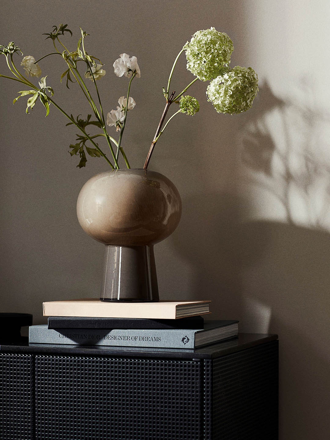 

H&M Brown Glossy Glass Vase