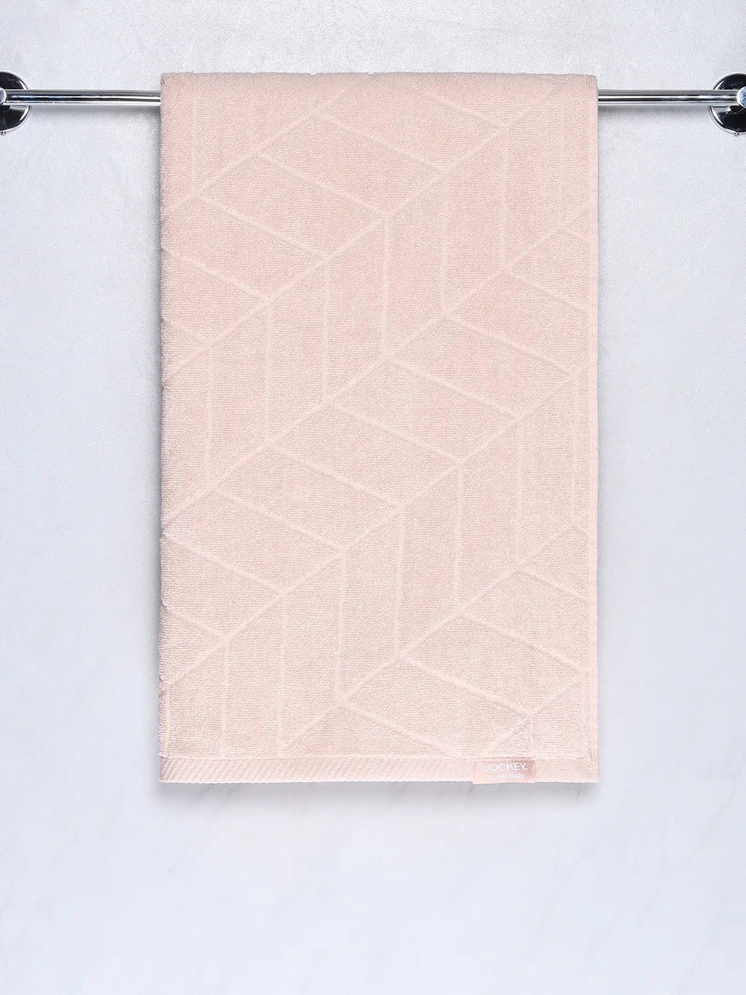 

Jockey Cotton Terry Ultrasoft and Durable Patterned Bath Towel-T102, Beige