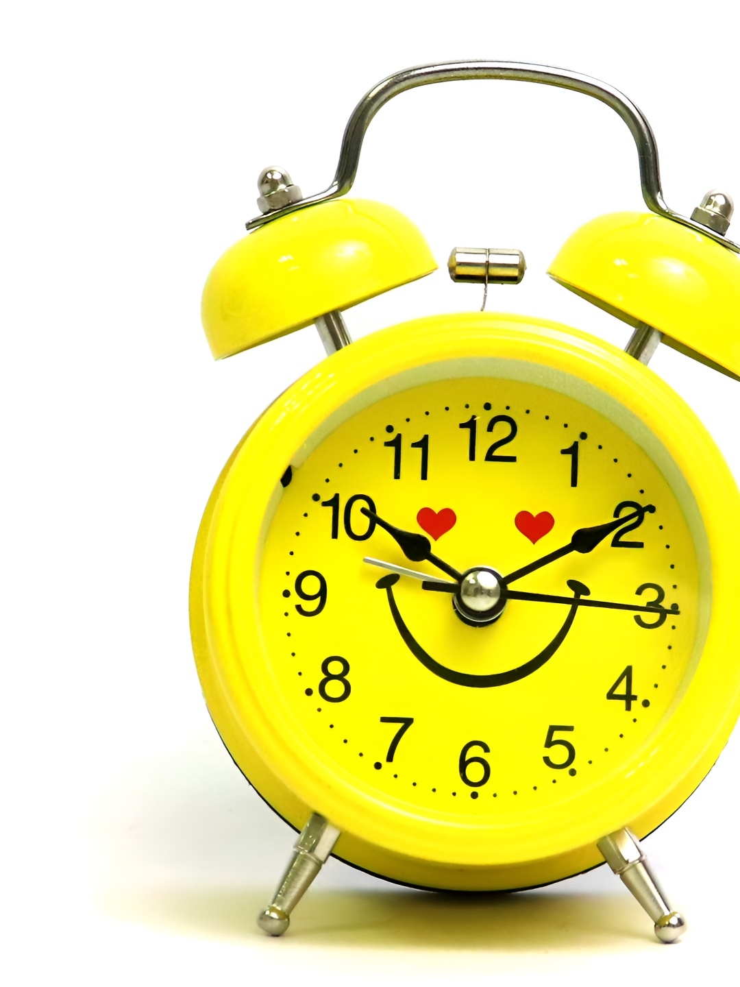 

Sigaram Yellow Textured Regular Alarm Clock