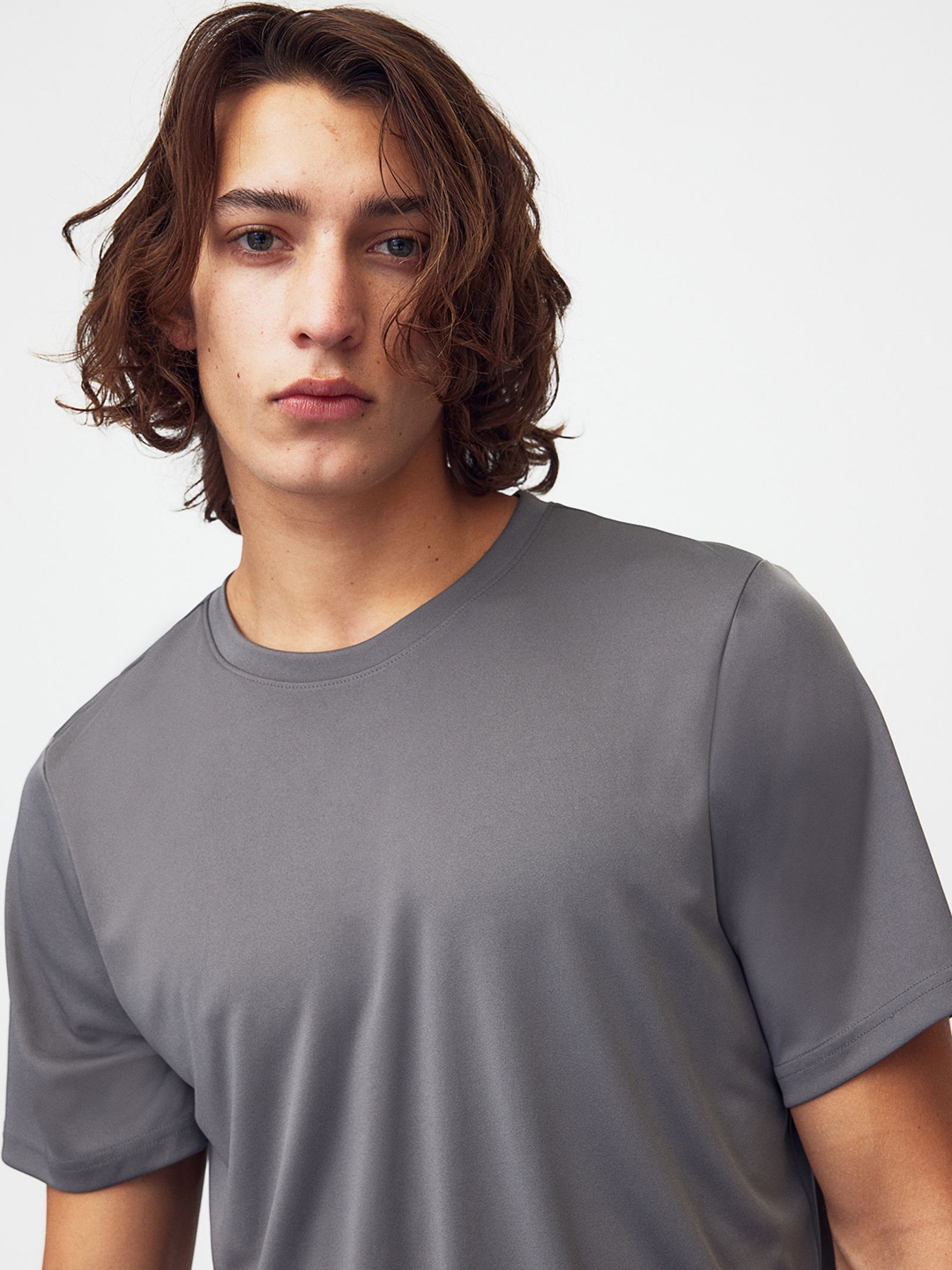 

H&M DryMove Sports Top, Grey