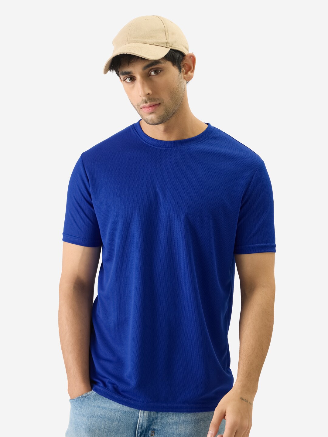 

The Souled Store Blue Round Neck T-shirt