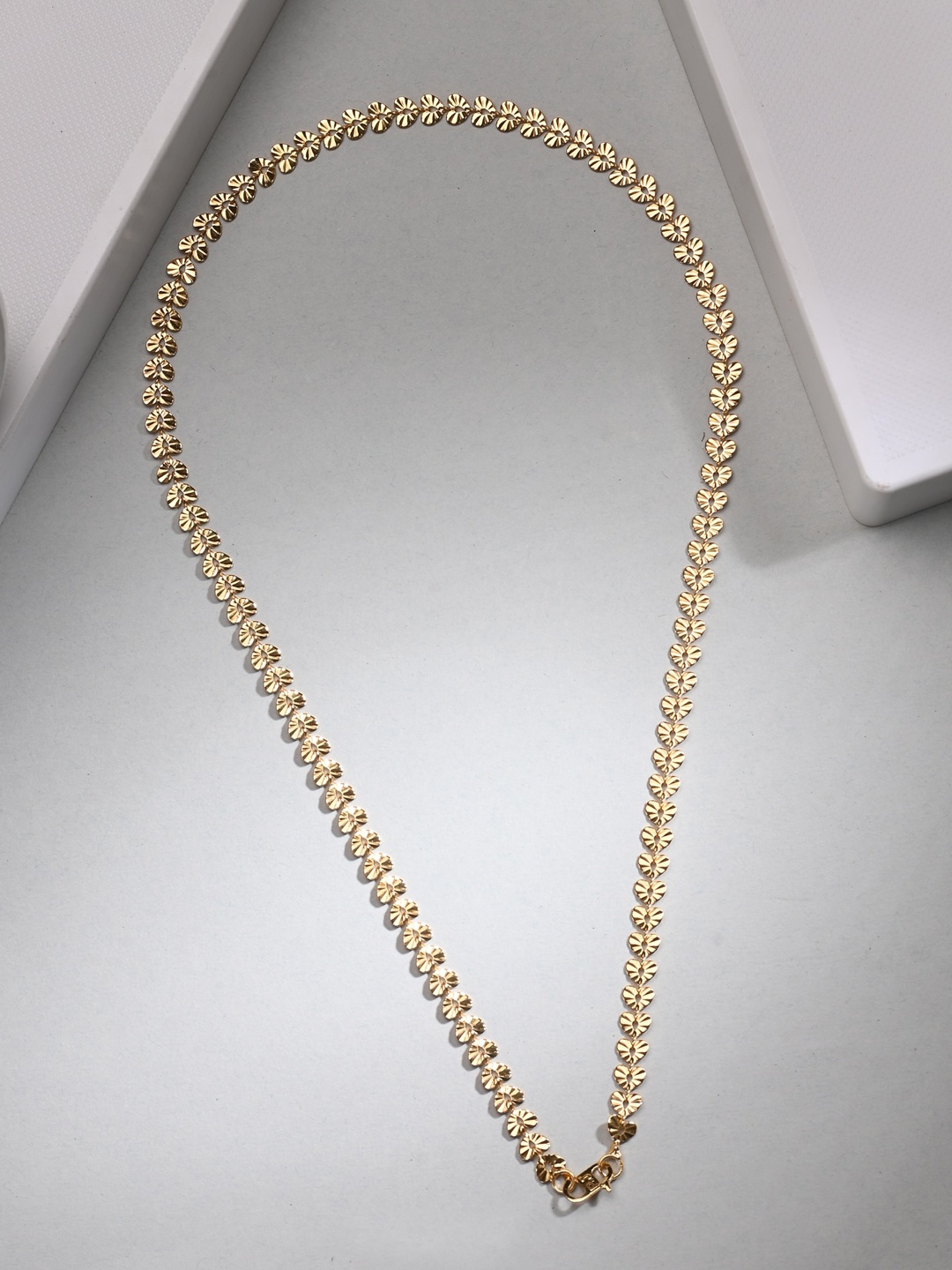 

AanyaCentric Silver-Plated Beaded Anklets With Chain
