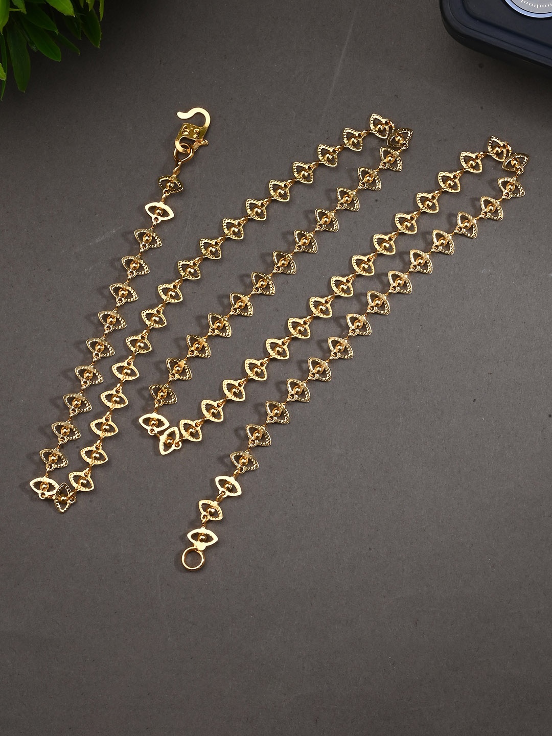 

AanyaCentric Gold-Plated & Silver Plated Necklace & Anklets
