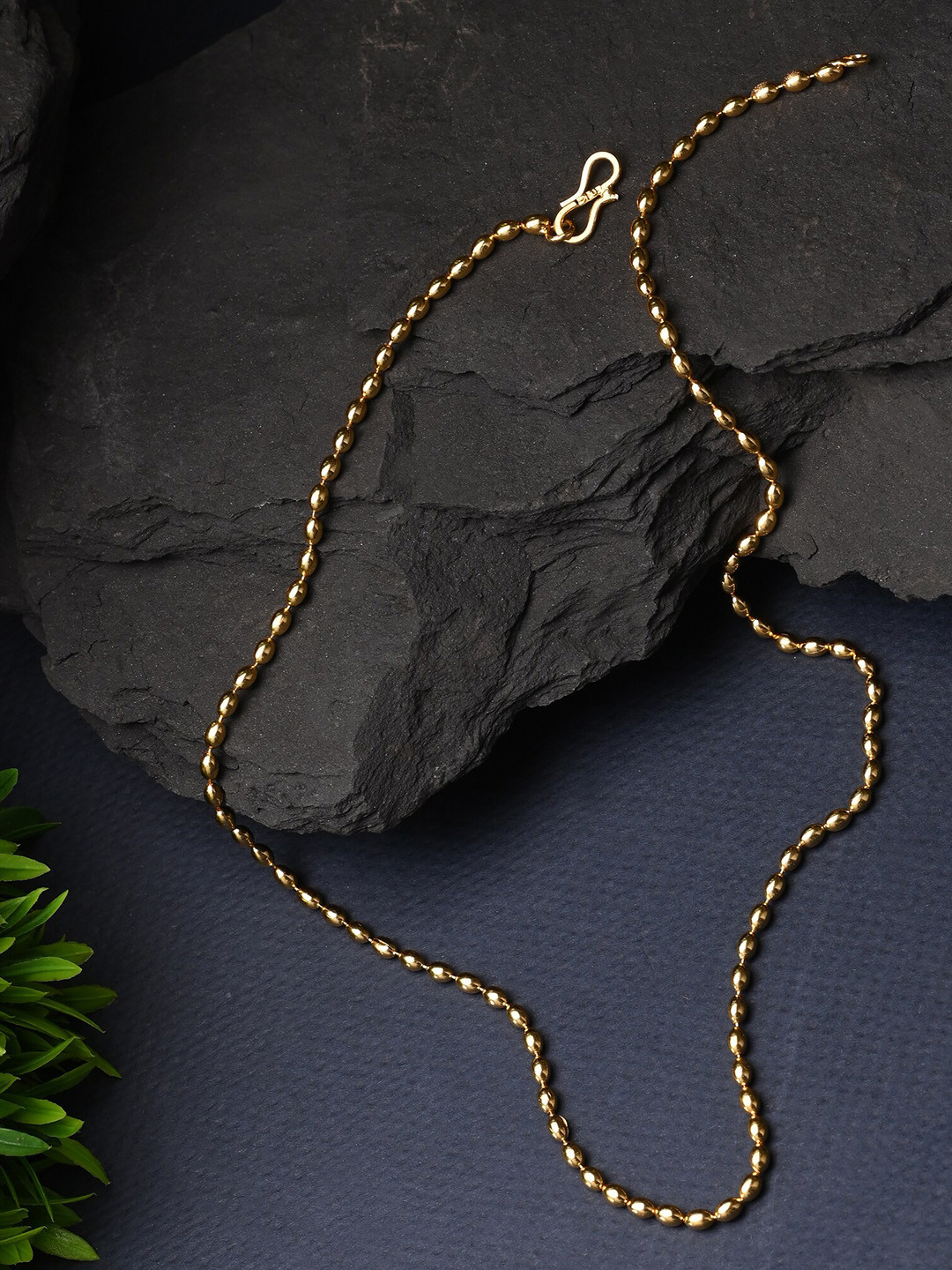 

AanyaCentric Gold-Plated Chain With Silver-Plated Anklets