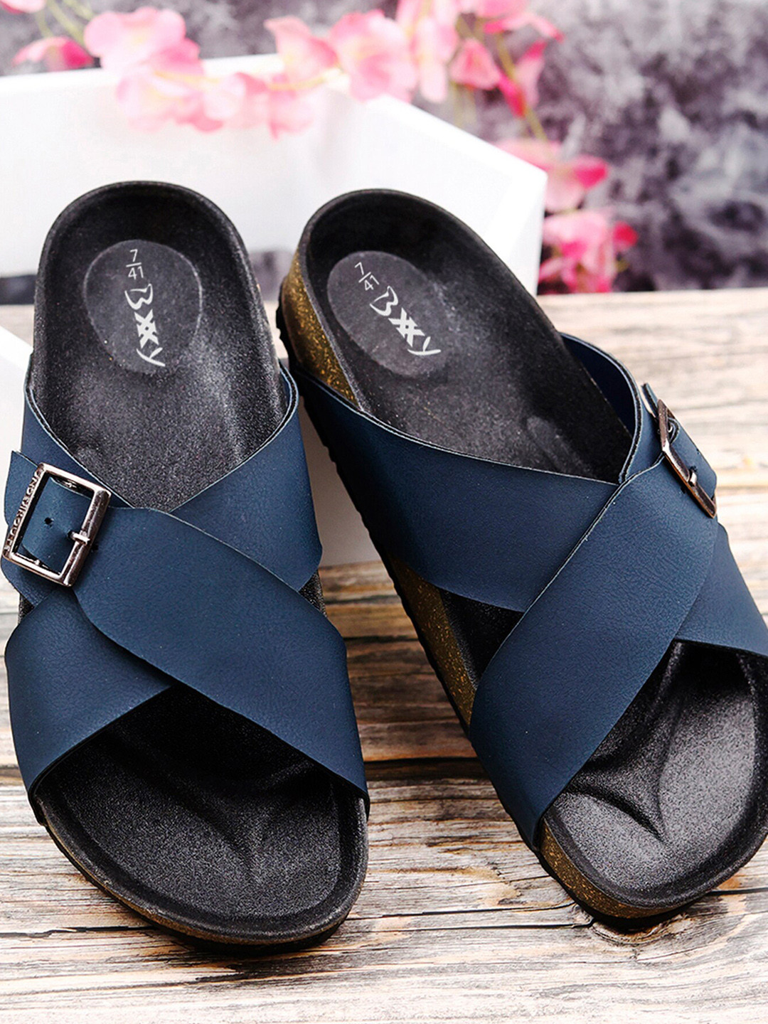 

Bxxy Men Comfort Sandals, Blue