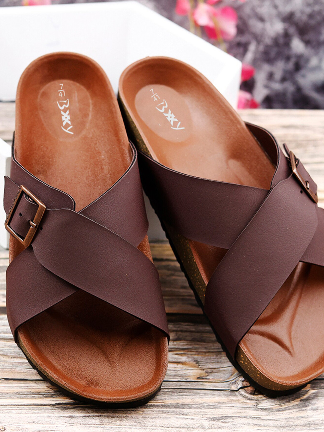 

Bxxy Men Comfort Sandals, Brown