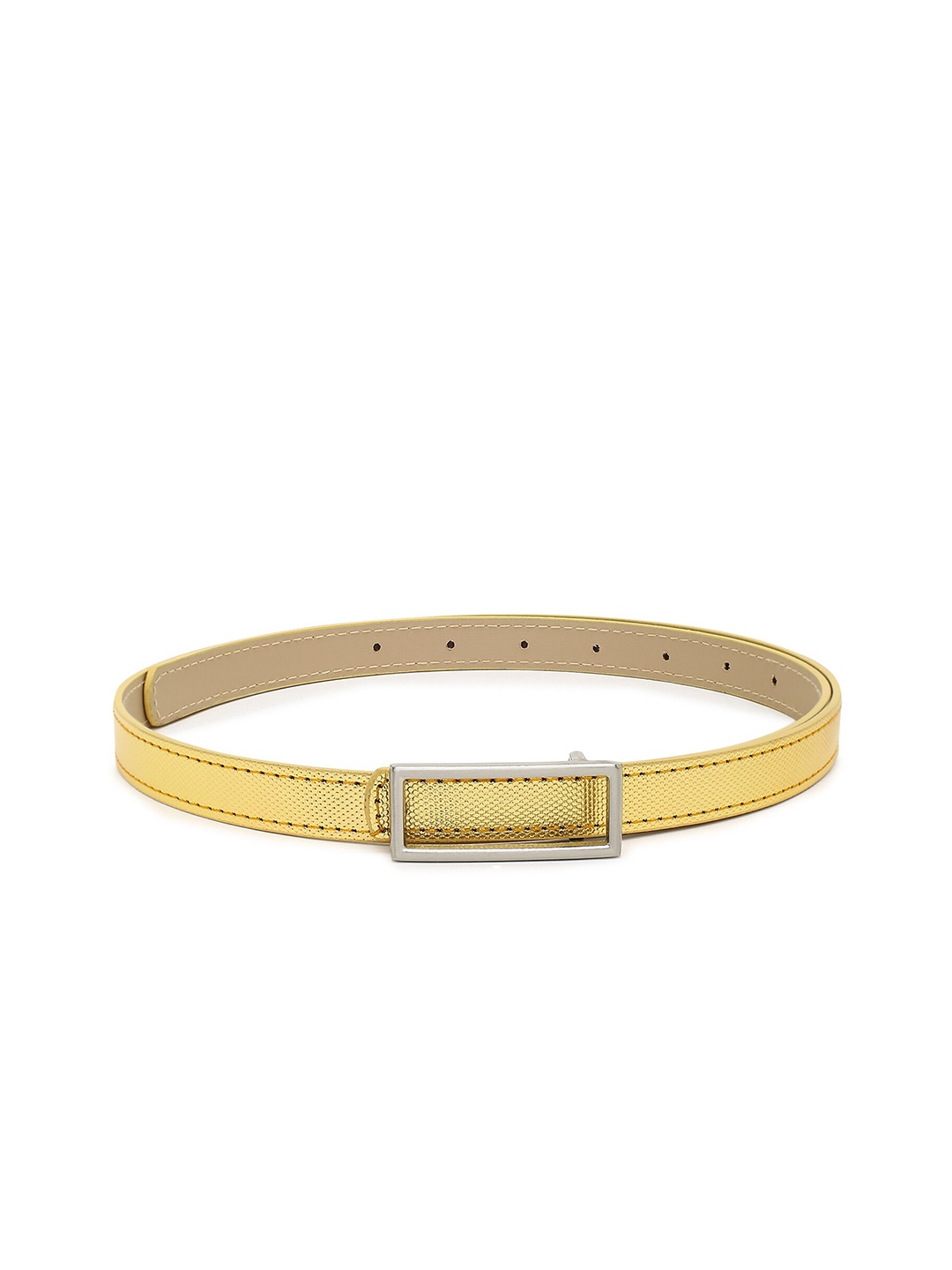 

CRUSSET Women Slim Belt, Gold