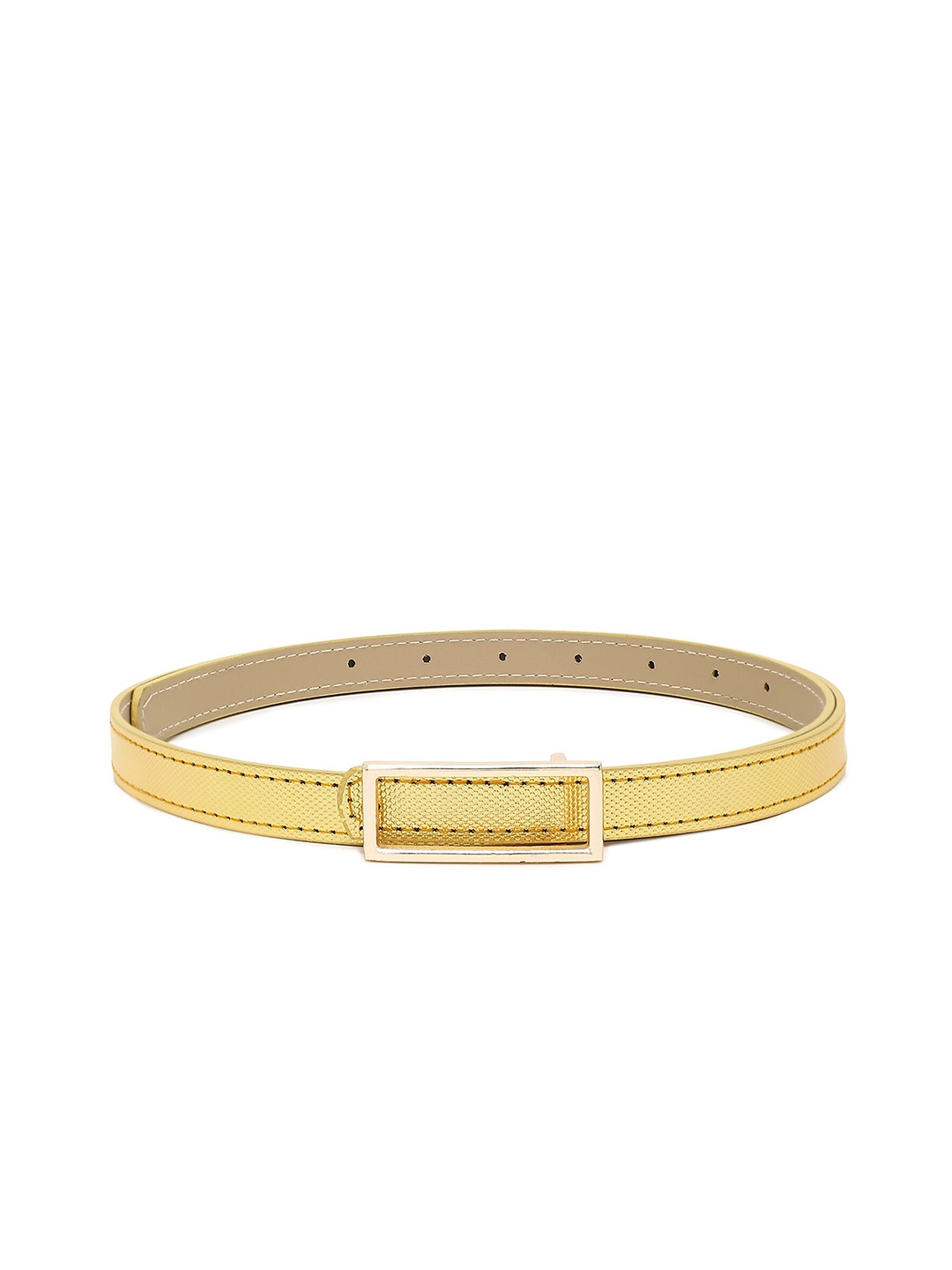 

CRUSSET Women Slim Belt, Gold