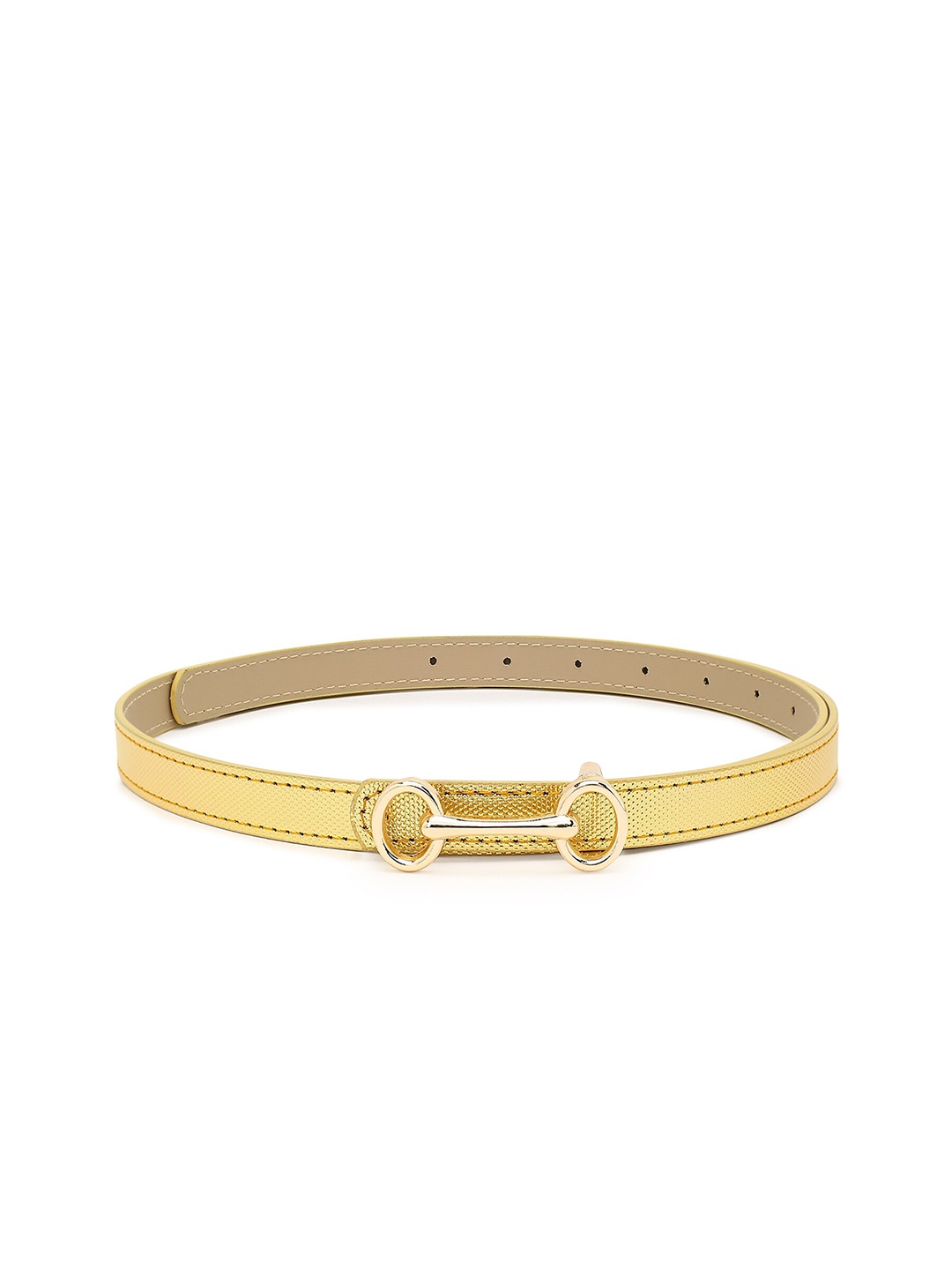 

CRUSSET Women Slim Belt, Gold