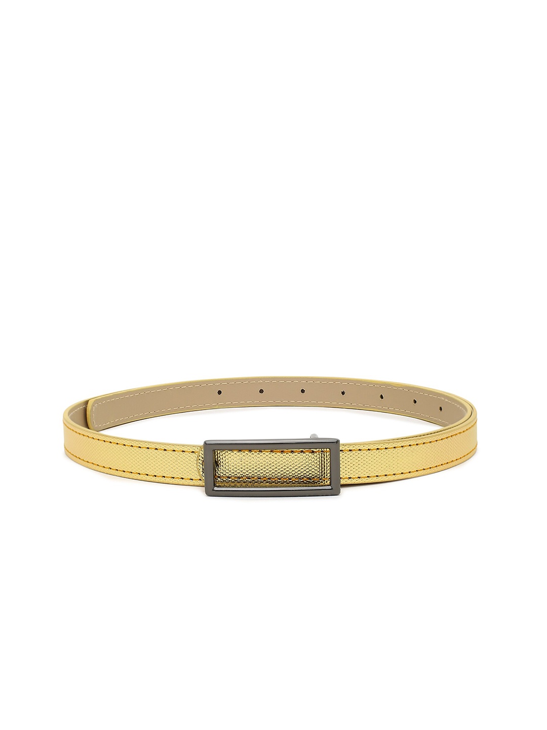 

CRUSSET Women Slim Belt, Gold