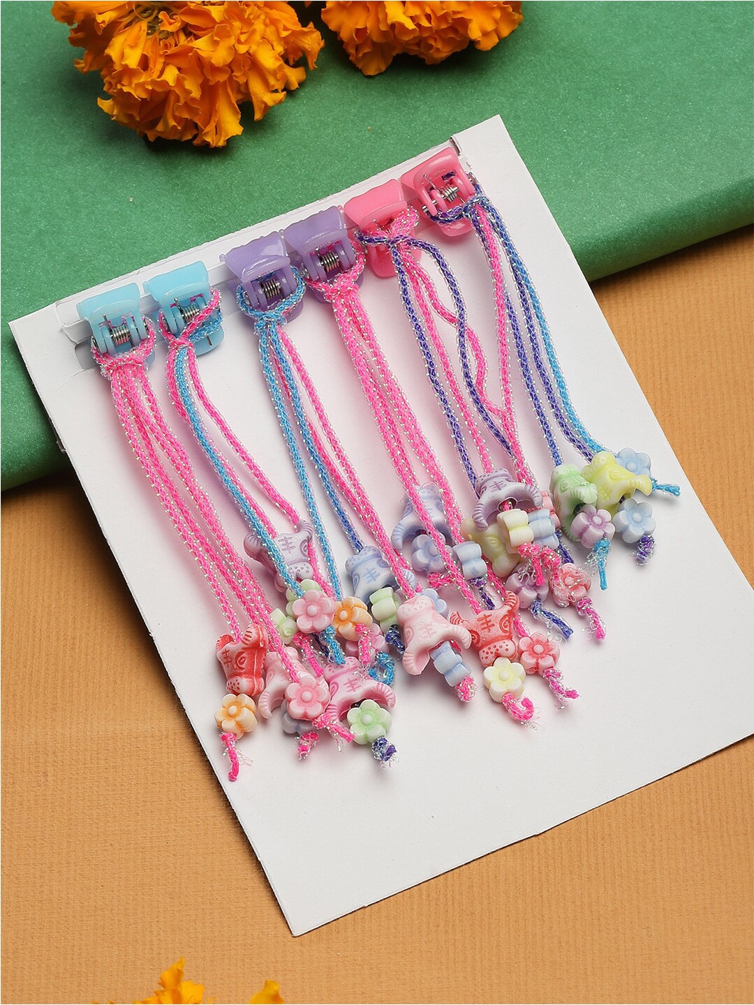 

Stoln Girls Set of 6 Claw Clip, Pink