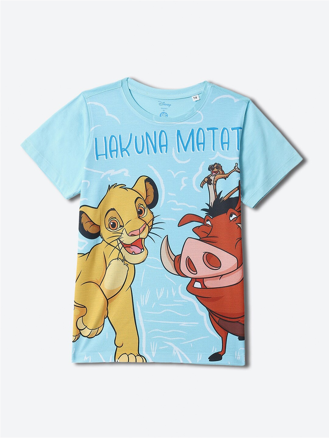 

YK Disney Boys Simba Printed T-shirt, Blue