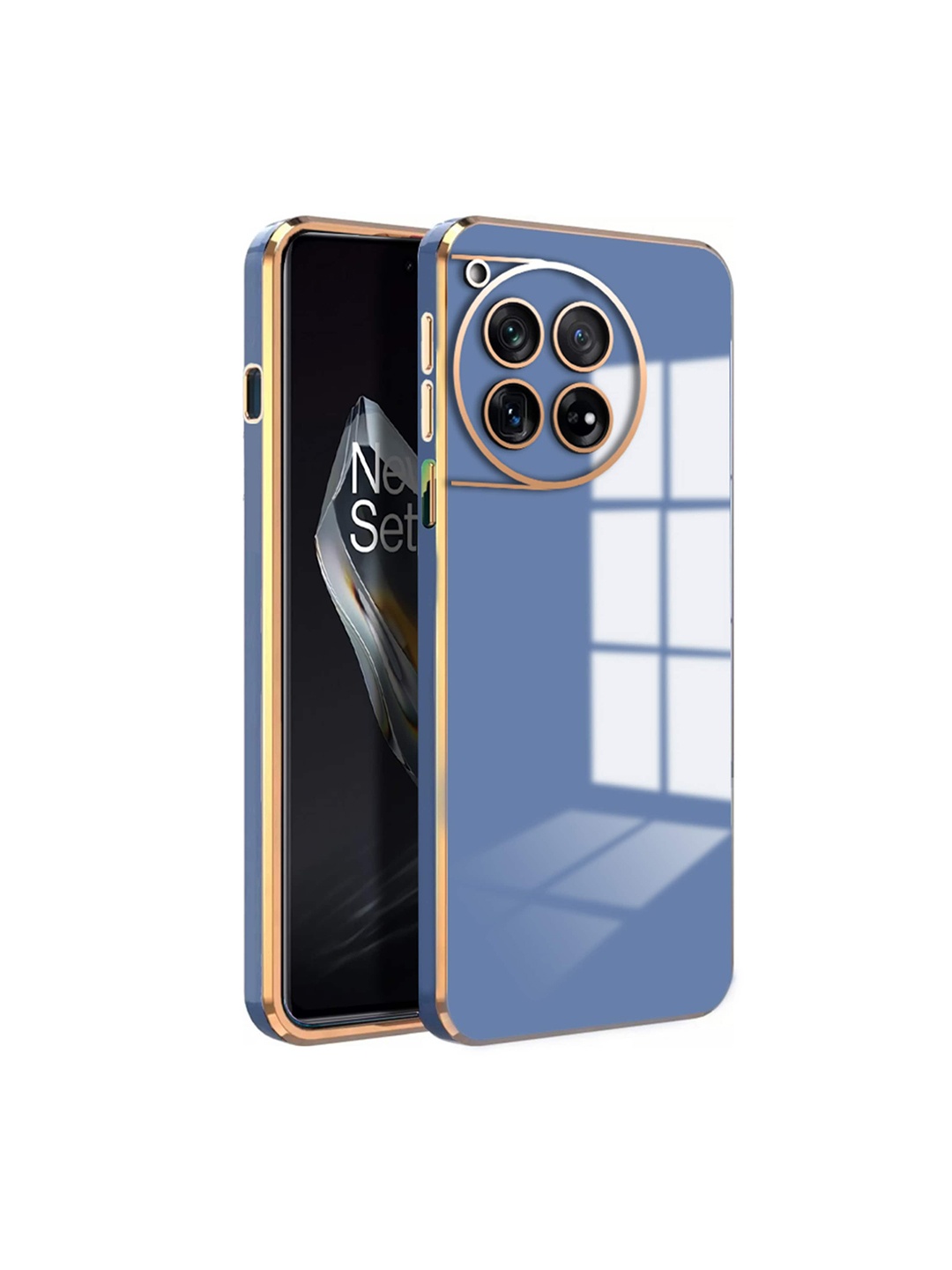Karwan Oneplus Nord 12 Mobile Back Case, Blue