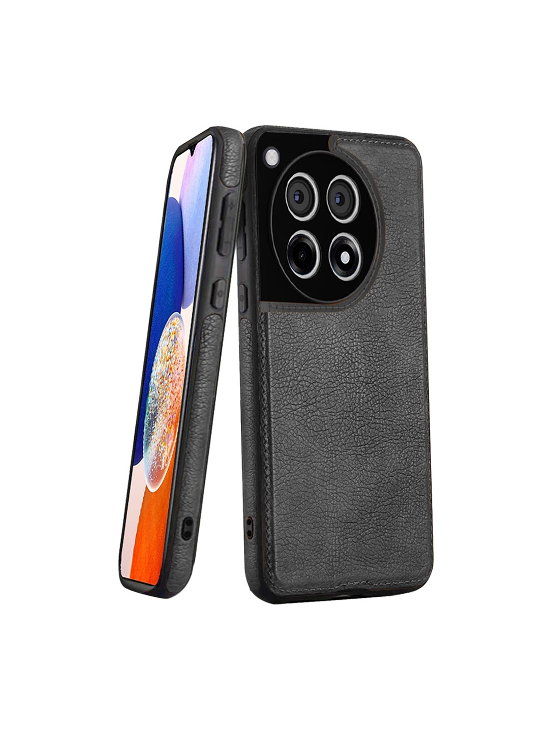 

Karwan Oneplus 12R Mobile Back Case, Black