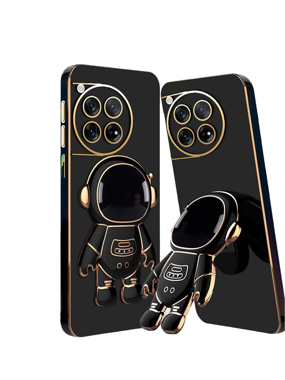 

Karwan Oneplus 12 Printed 3D Astronaut Mobile Back Case, Black