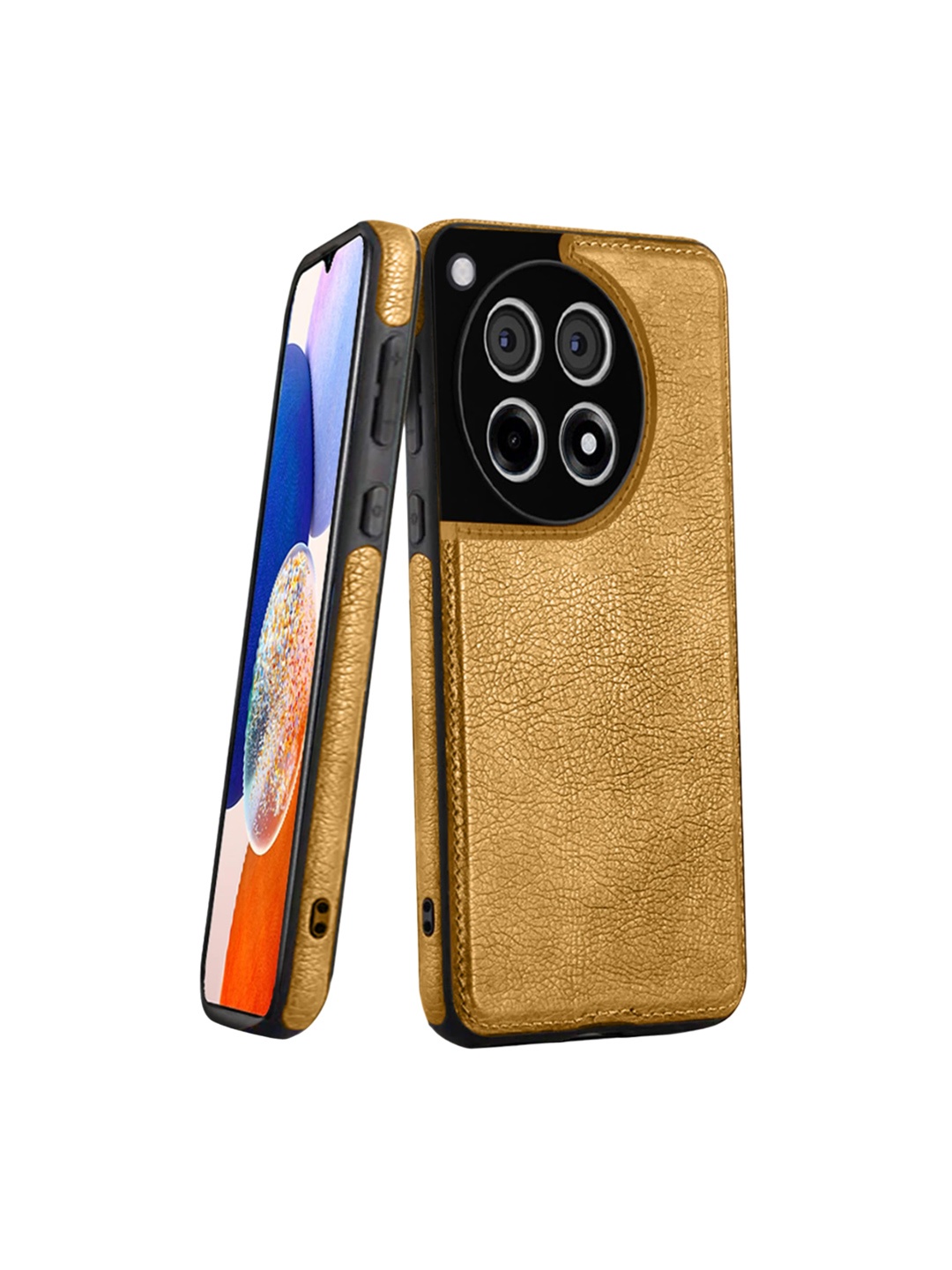 

Karwan Oneplus 12R Leather Back Case, Brown