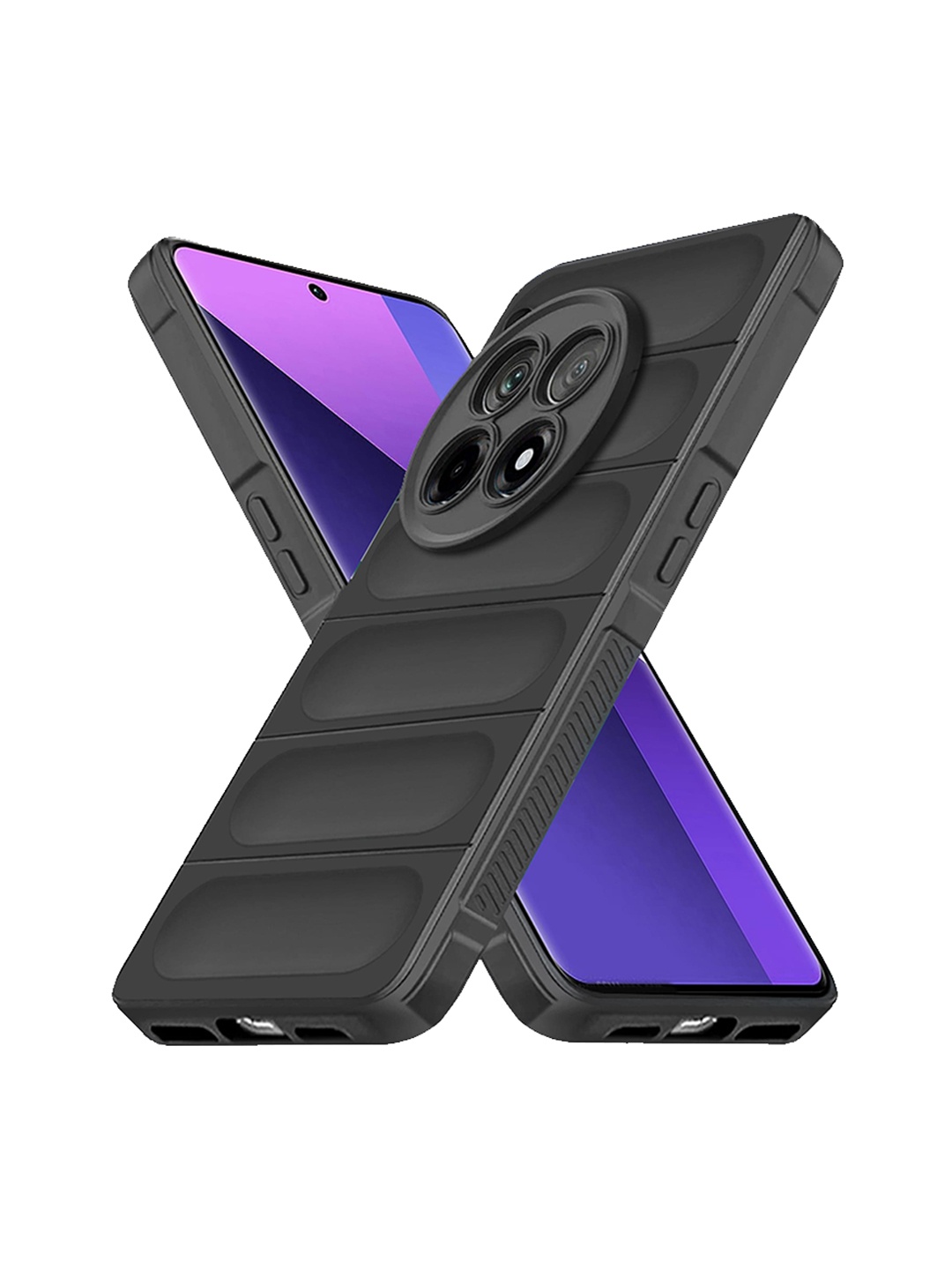 

Karwan Oneplus 12R Back Case Mobile Accessories, Black