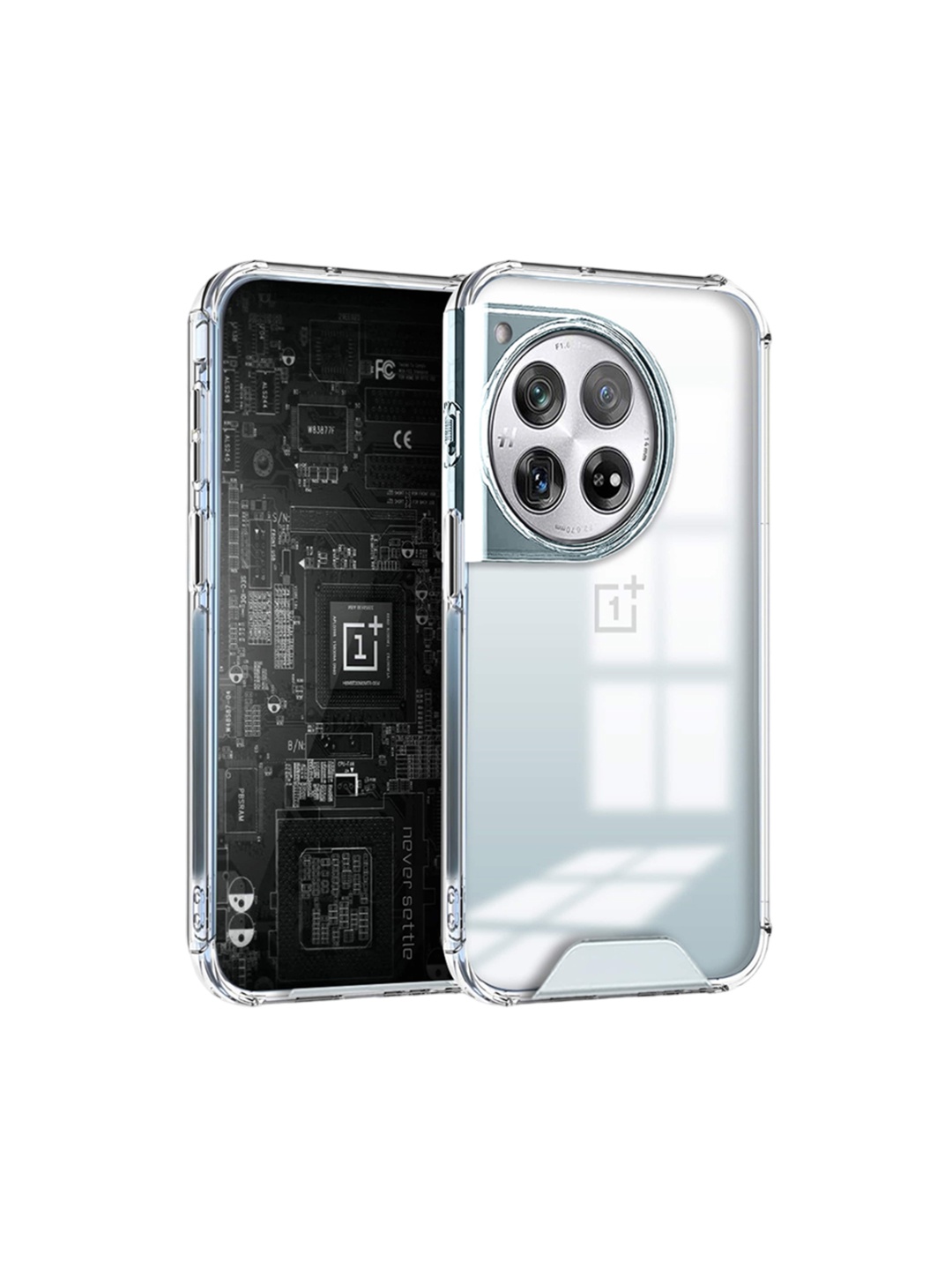 

Karwan Transparent Oneplus 12 Back Case Mobile Accessories