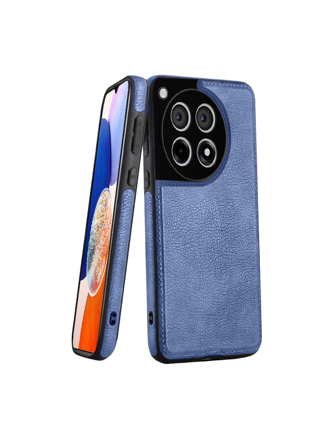 

Karwan Oneplus 12R Mobile Back Case, Blue