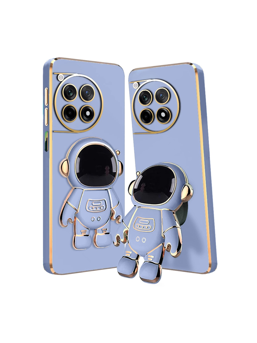 

Karwan 3D Astronaut with Folding Stand Oneplus 12R Back Case Mobile Accessories, Blue