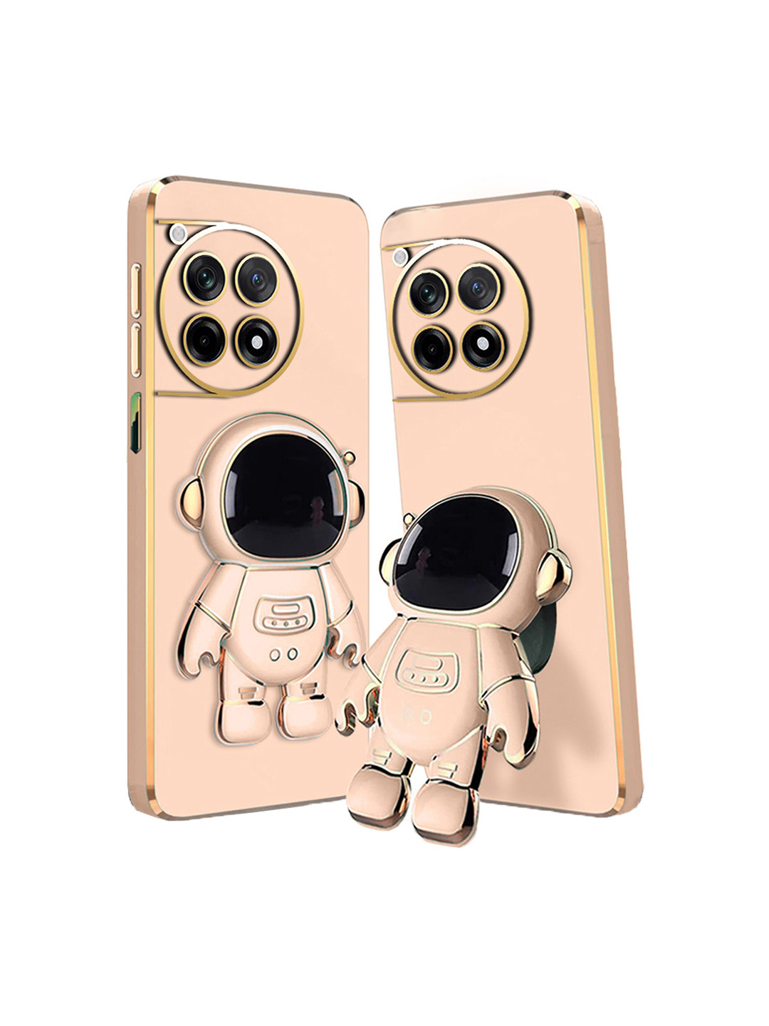 

Karwan 3D Astronaut Back Case Mobile Accessories, Pink