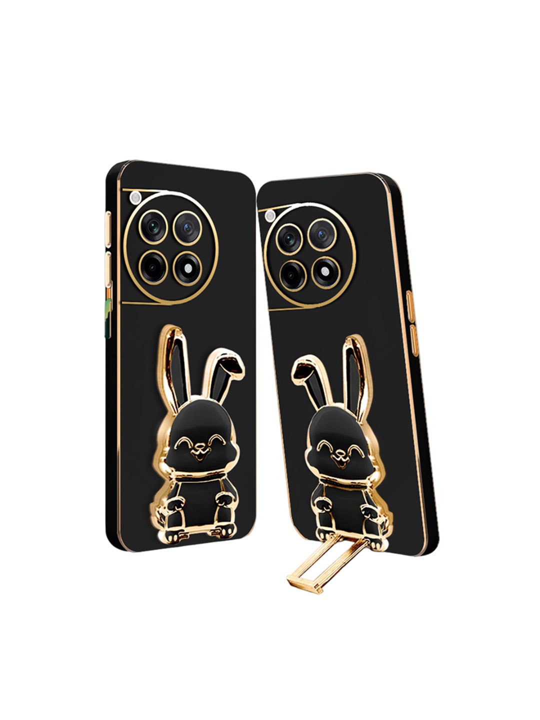 

Karwan Oneplus 12R 3D Bunny Mobile Back Case, Black