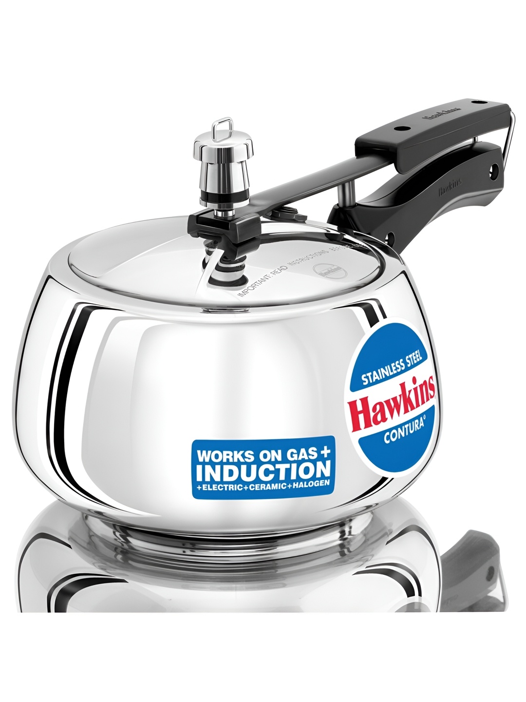 

Hawkins Silver-Toned Contura Pressure Cooker (SSC30) 3L