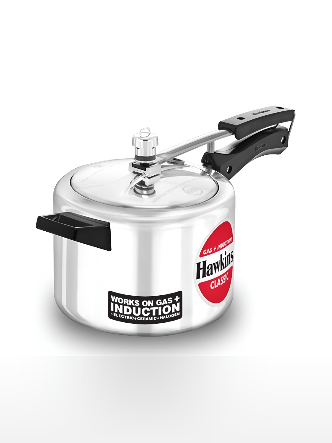 

Hawkins Classic 4L Pressure Cooker, Silver (ICL)