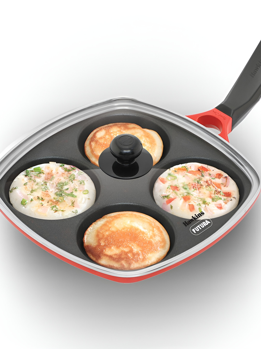 

Hawkins Red 30cm Die-Cast Multi Snack Pan with Lid (DCMS30G)