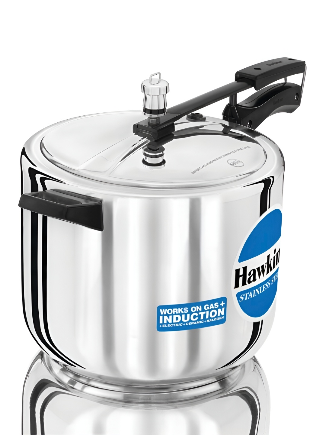 

Hawkins Stainless Steel 10L Pressure Cooker, Silver (HSS10)
