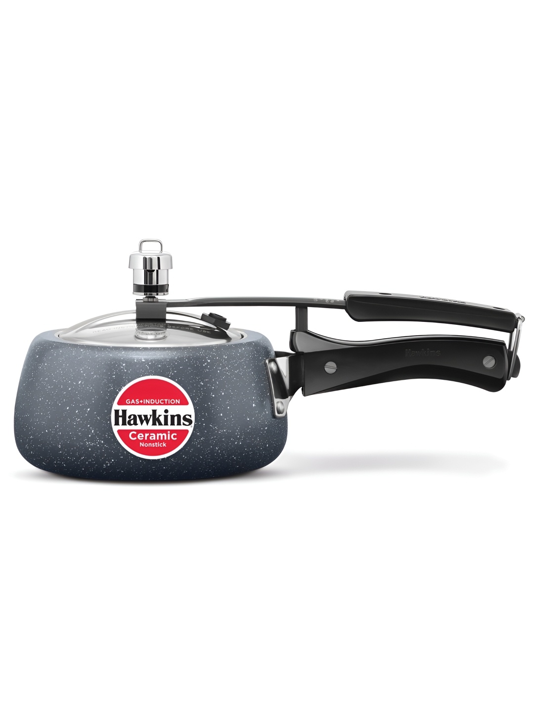 

Hawkins Grey & White Nonstick Aluminium Pressure Cooker 1.5L