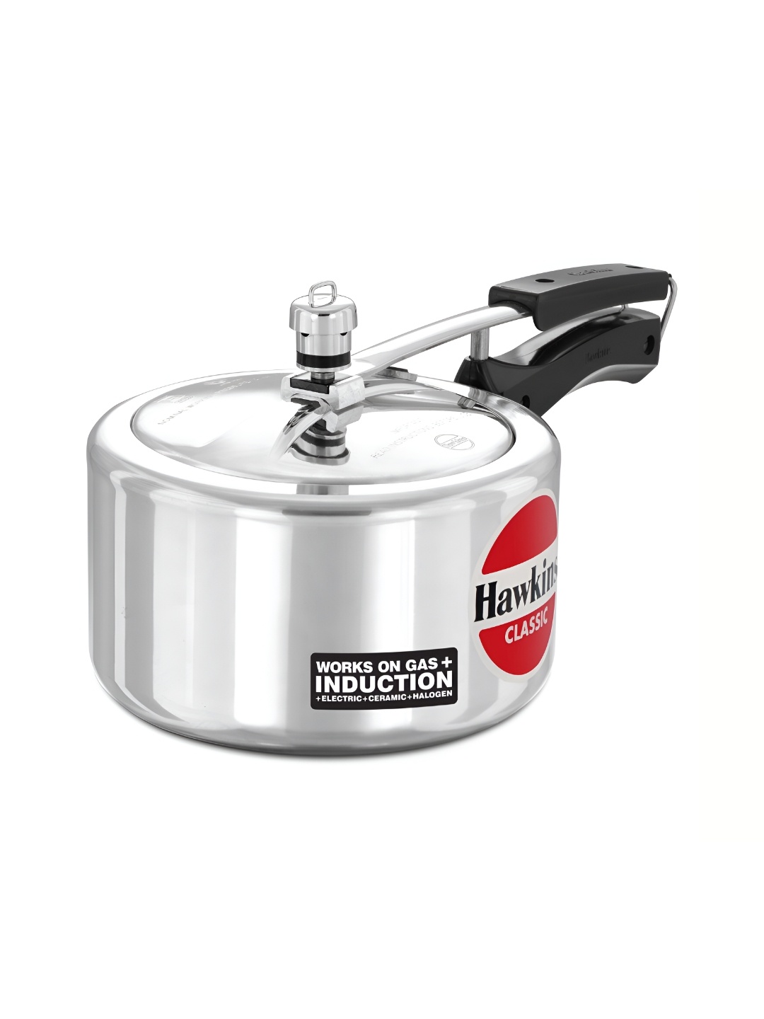 

Hawkins Classic Silver Wide Pressure Cooker-3L