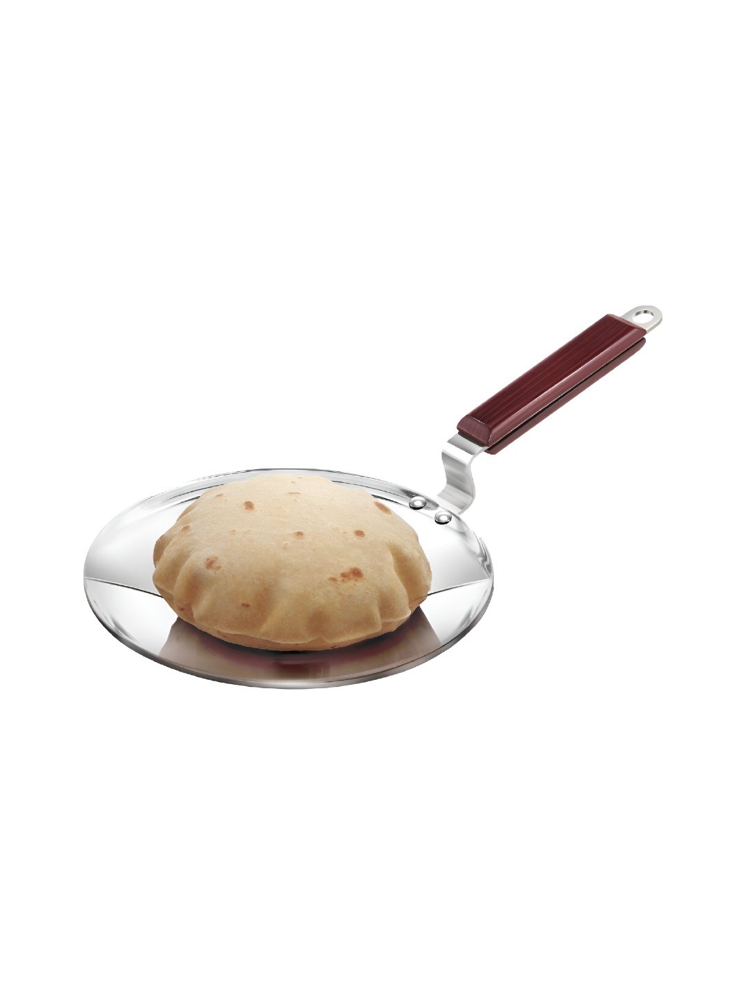 

Hawkins Silver-Toned & Brown Tri-Ply Stainless Steel Tava