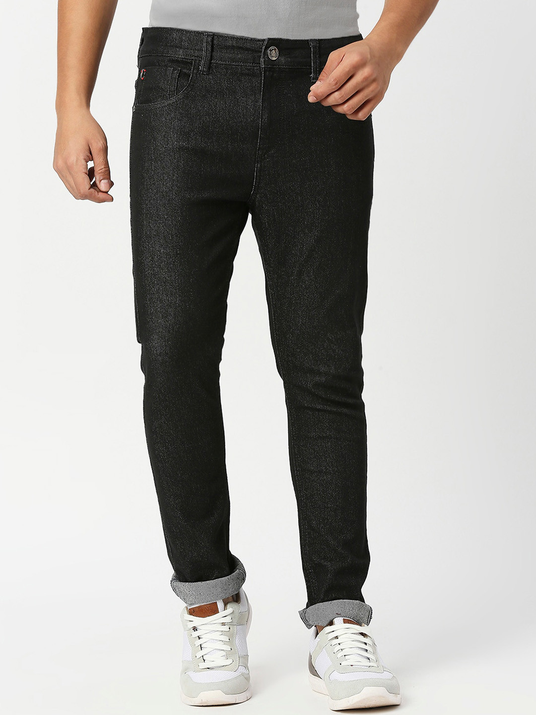 

Berkshire Men Smart Slim Fit Clean Look Jeans, Black