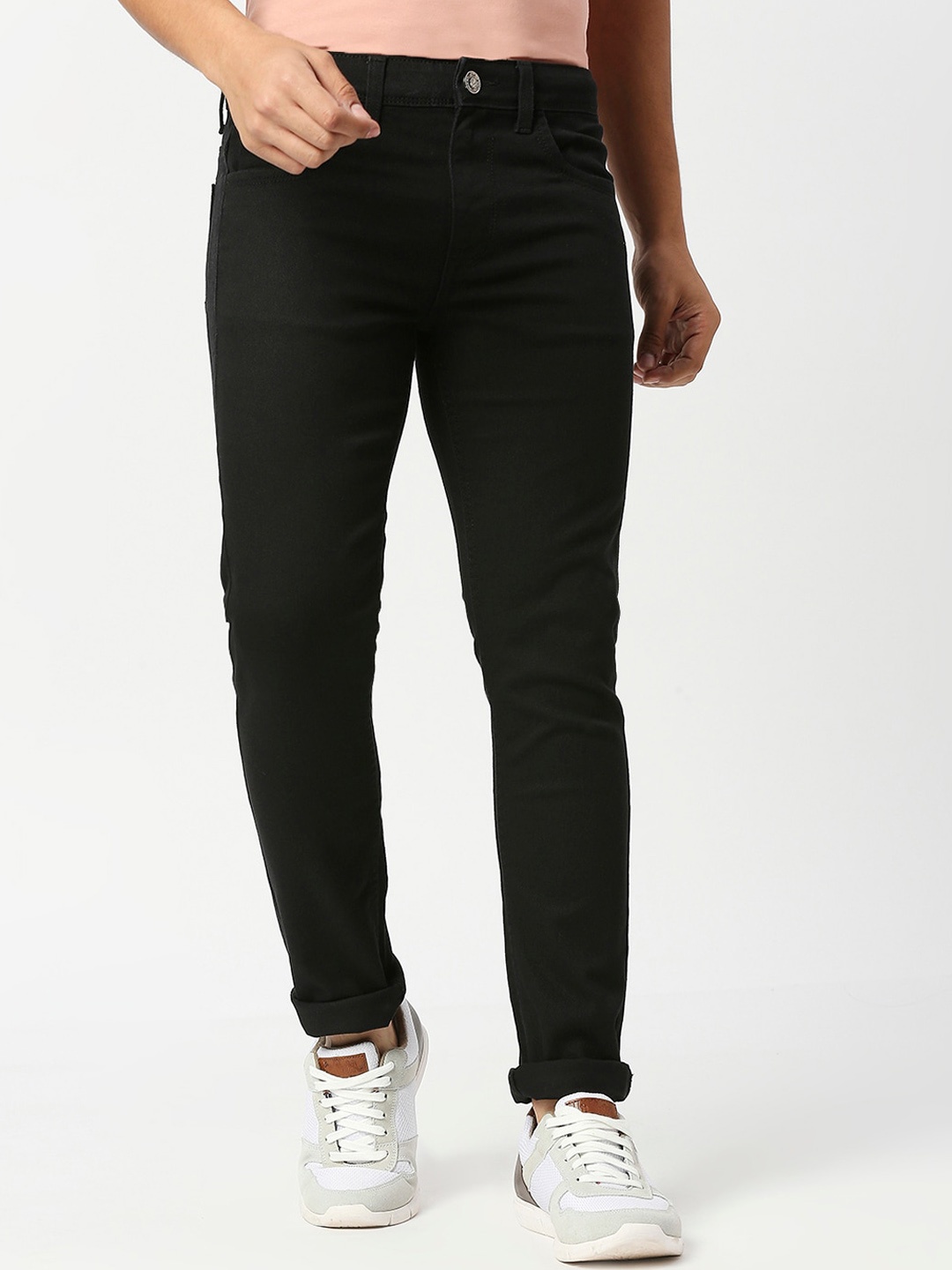 

Berkshire Men Smart Slim Fit Clean Look Jeans, Black