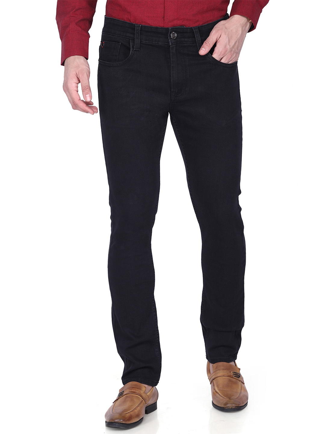 

Berkshire Men Smart Slim Fit Stretchable Jeans, Black