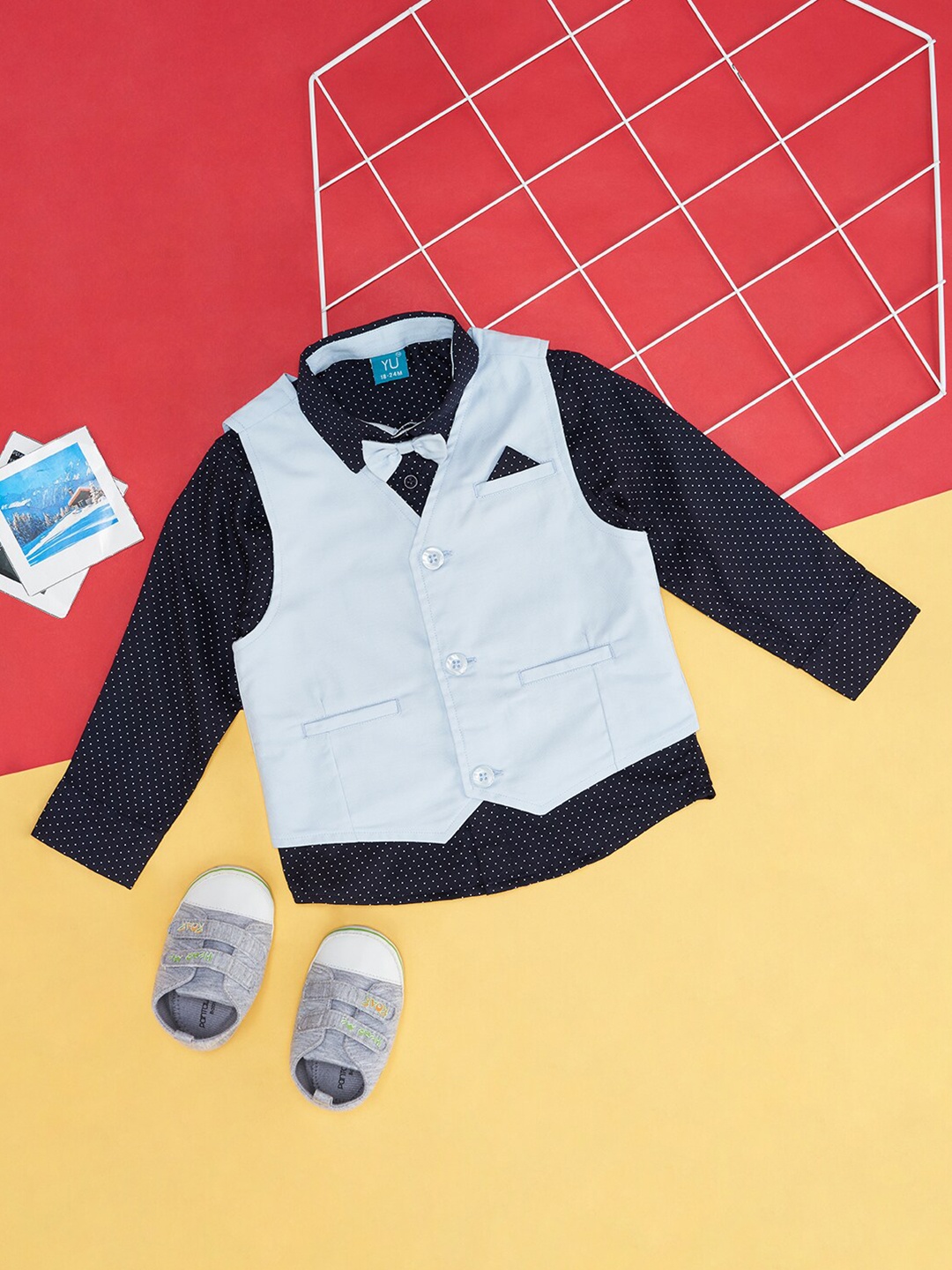 

YU by Pantaloons Boys Printed Casual Shirt, Blue
