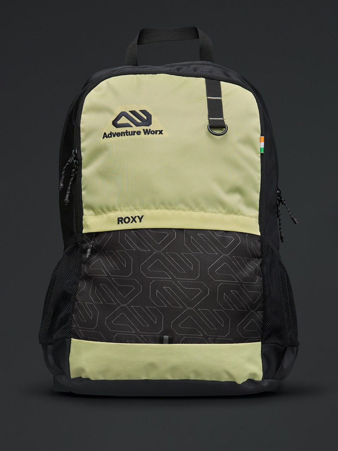 

ADVENTURE WORX Unisex Typography Tasselled Backpack, Cream