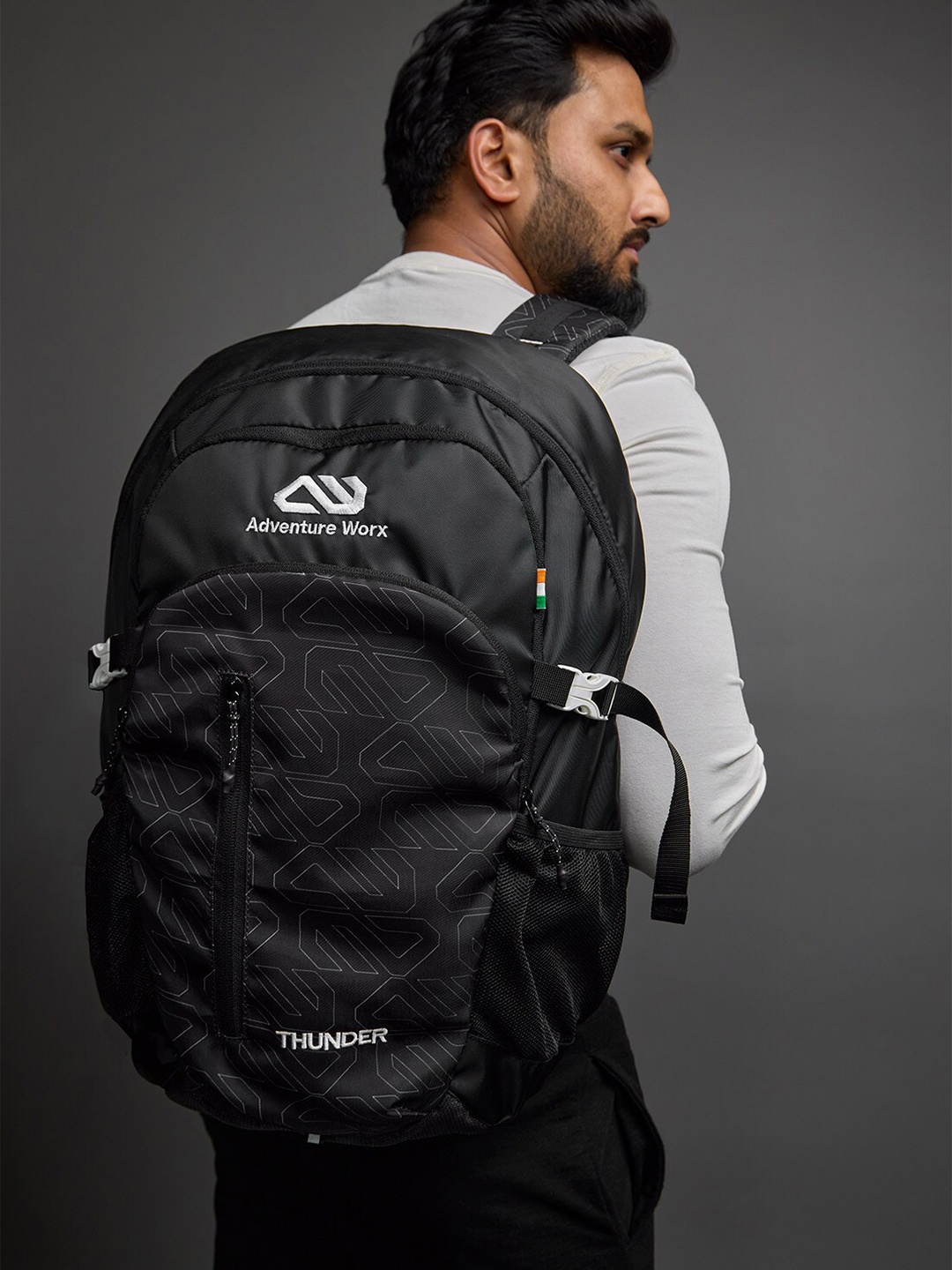

ADVENTURE WORX Unisex Backpack, Black