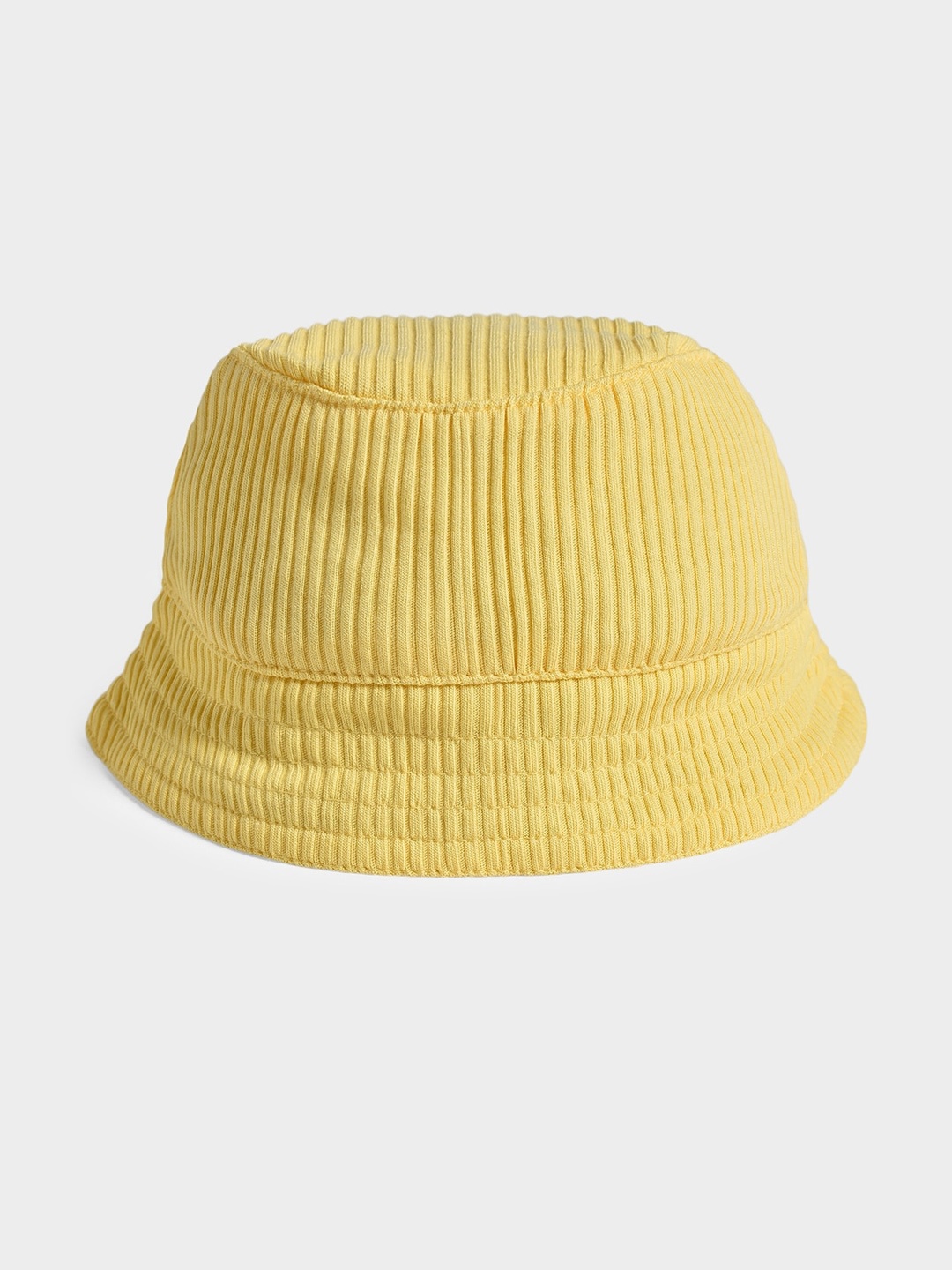 

MiArcus Infants Pure Cotton Solid Bucket Hat, Yellow