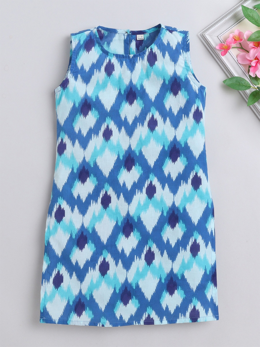 

The Magic Wand Print A-Line Dress, Blue