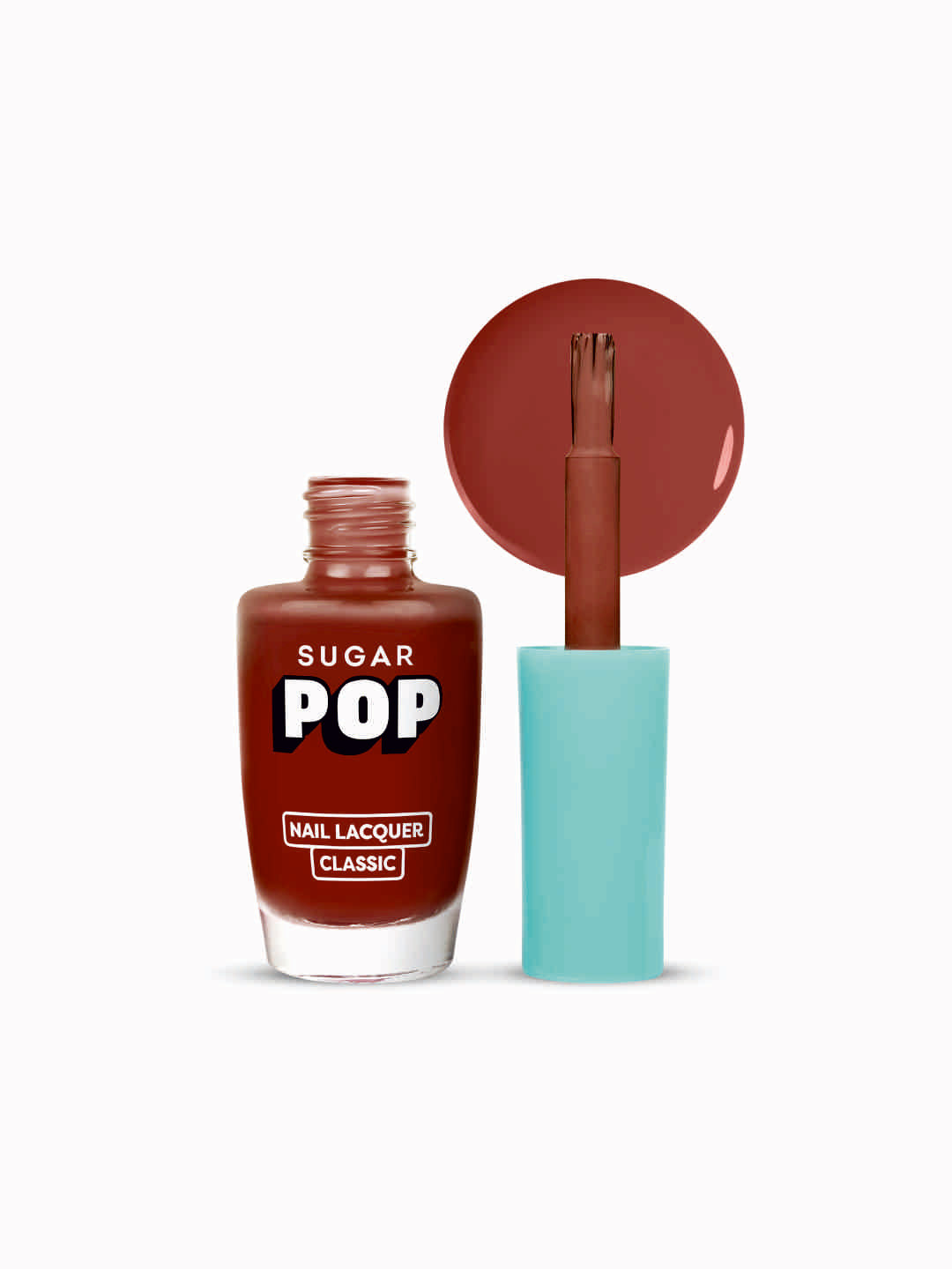 

SUGAR POP Classic Long Wear Nail Lacquer 10ml - Vintage Brick 43, Rust