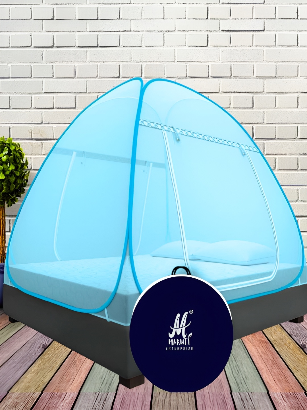 

MARUTI ENTERPRISE Blue King Size Tent Mosquito Net