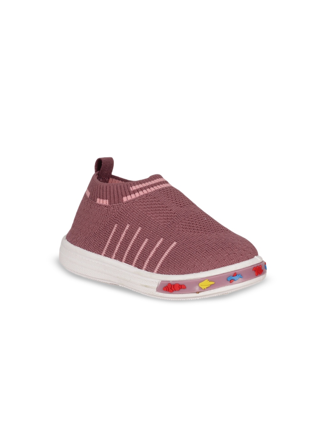 

Lil Lollipop Kids Textured Musical Slip-On Sneakers, Mauve