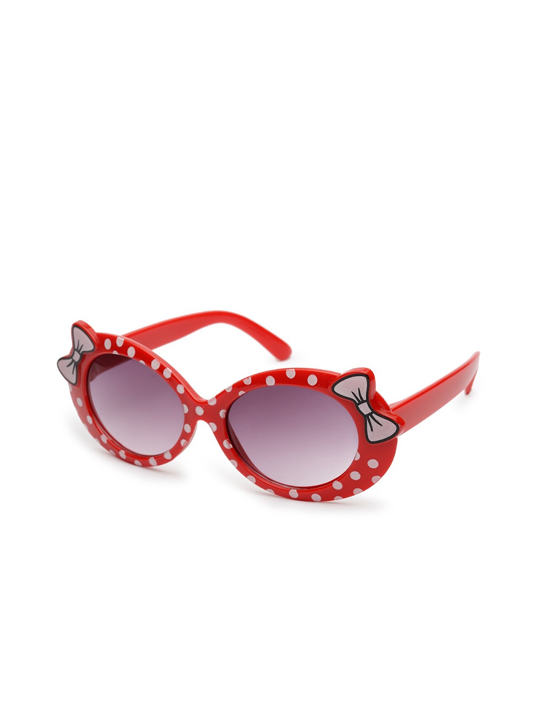 

Stoln Girls Oval Red UV Protected Sunglasses, Purple