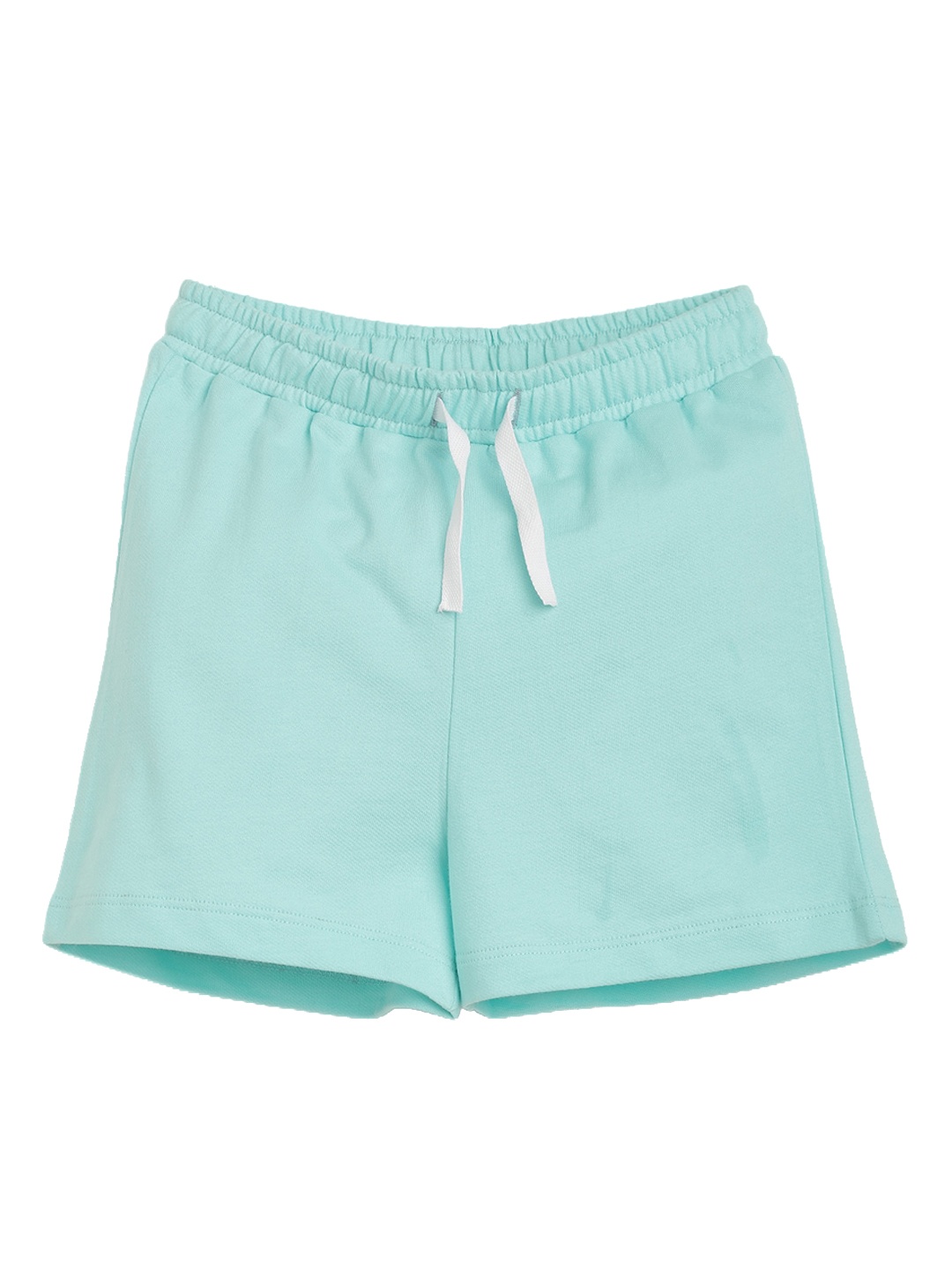 

Anthrilo Girls Mid-Rise Cotton Shorts, Sea green