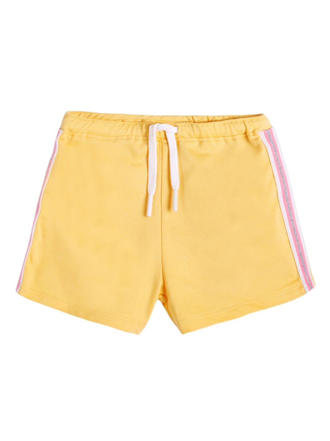 

Anthrilo Girls Regular Fit Lightweight Cotton Shorts, Yellow